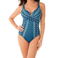 Miraclesuit - क्रिस क्रॉस एस्केप अंडरवायर वन पीस स्विमसूट
