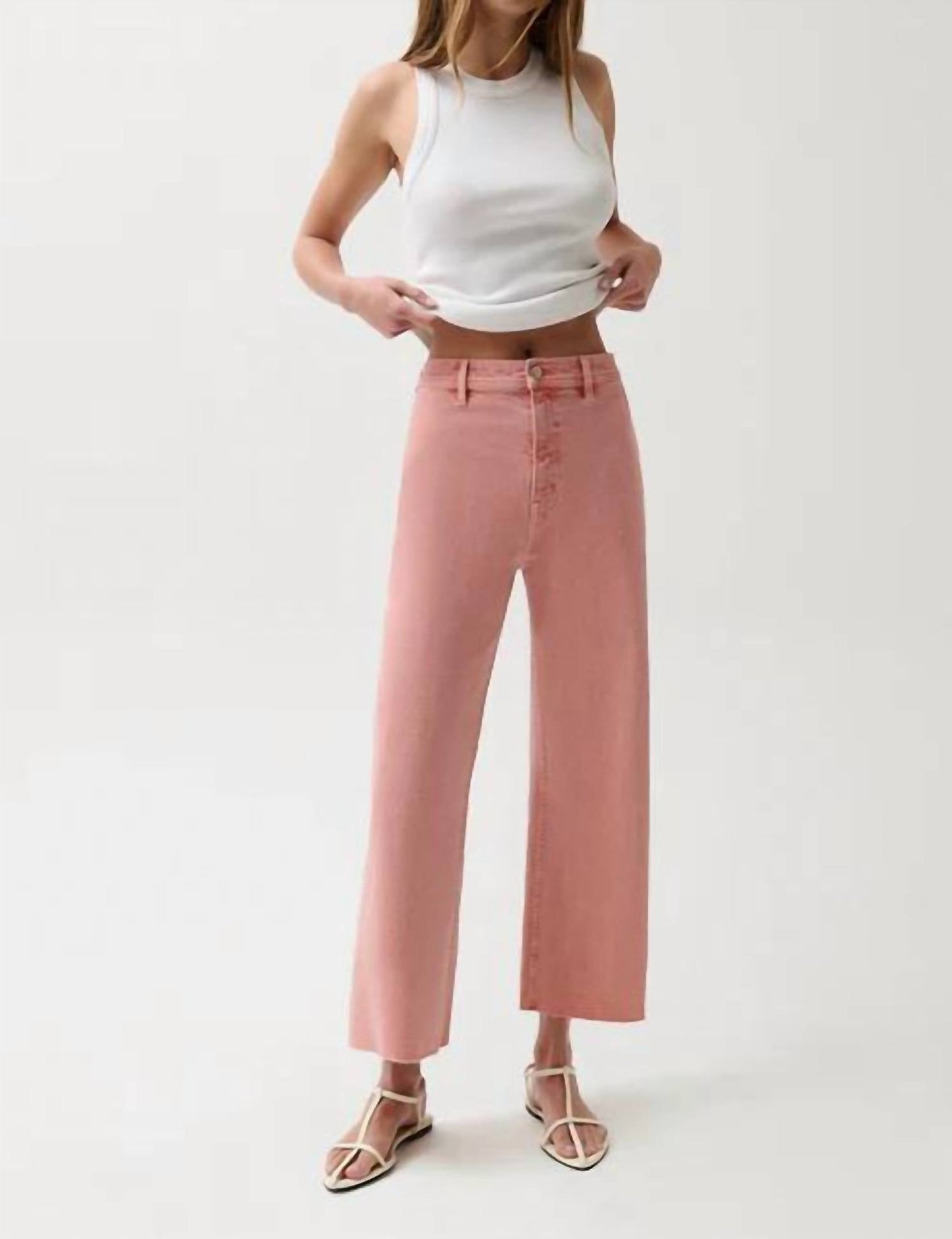 Pistola - Penny High Rise Wide Leg Crop Jean