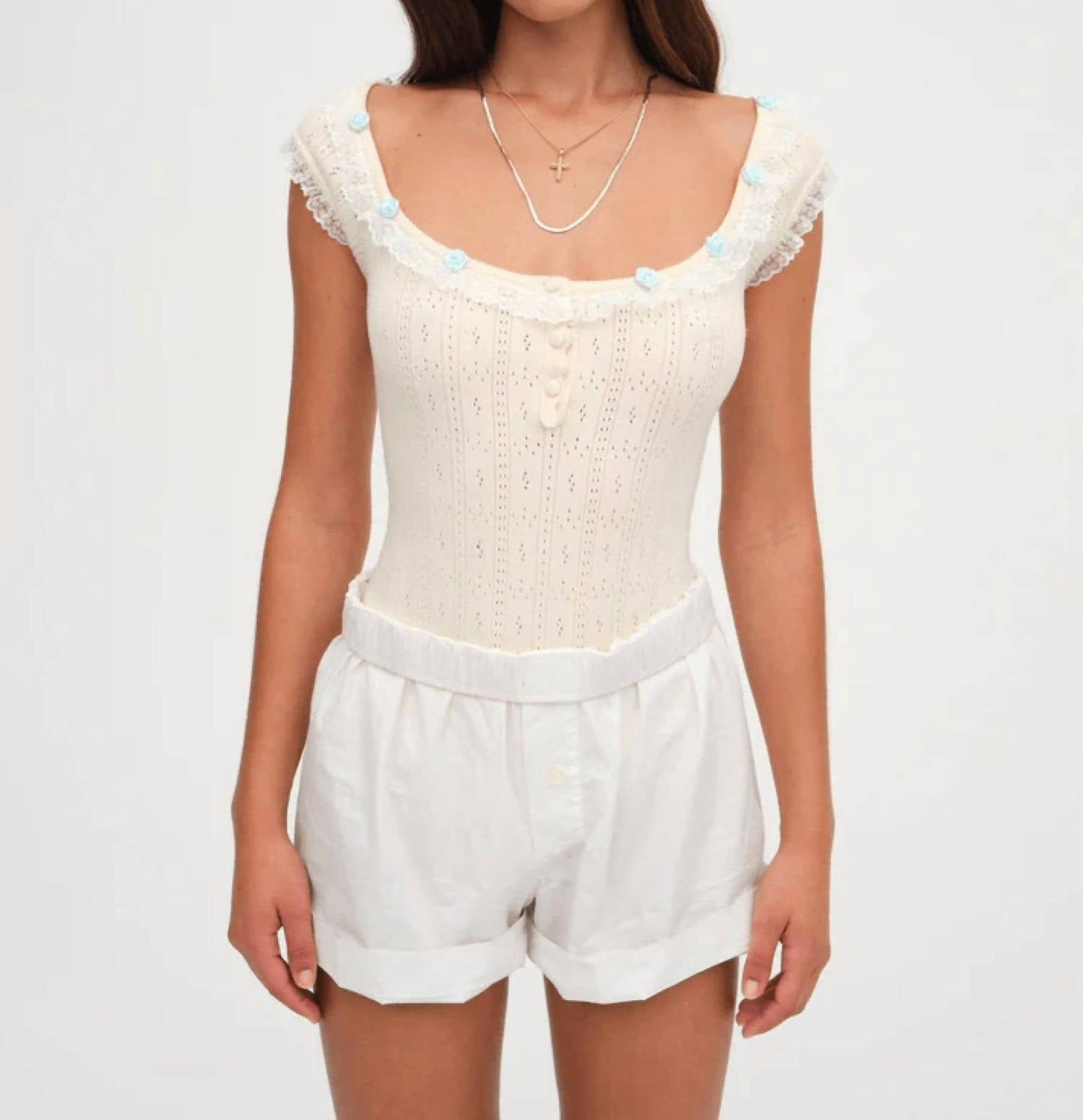 For Love & Lemons - Daniela Knit Bodysuit
