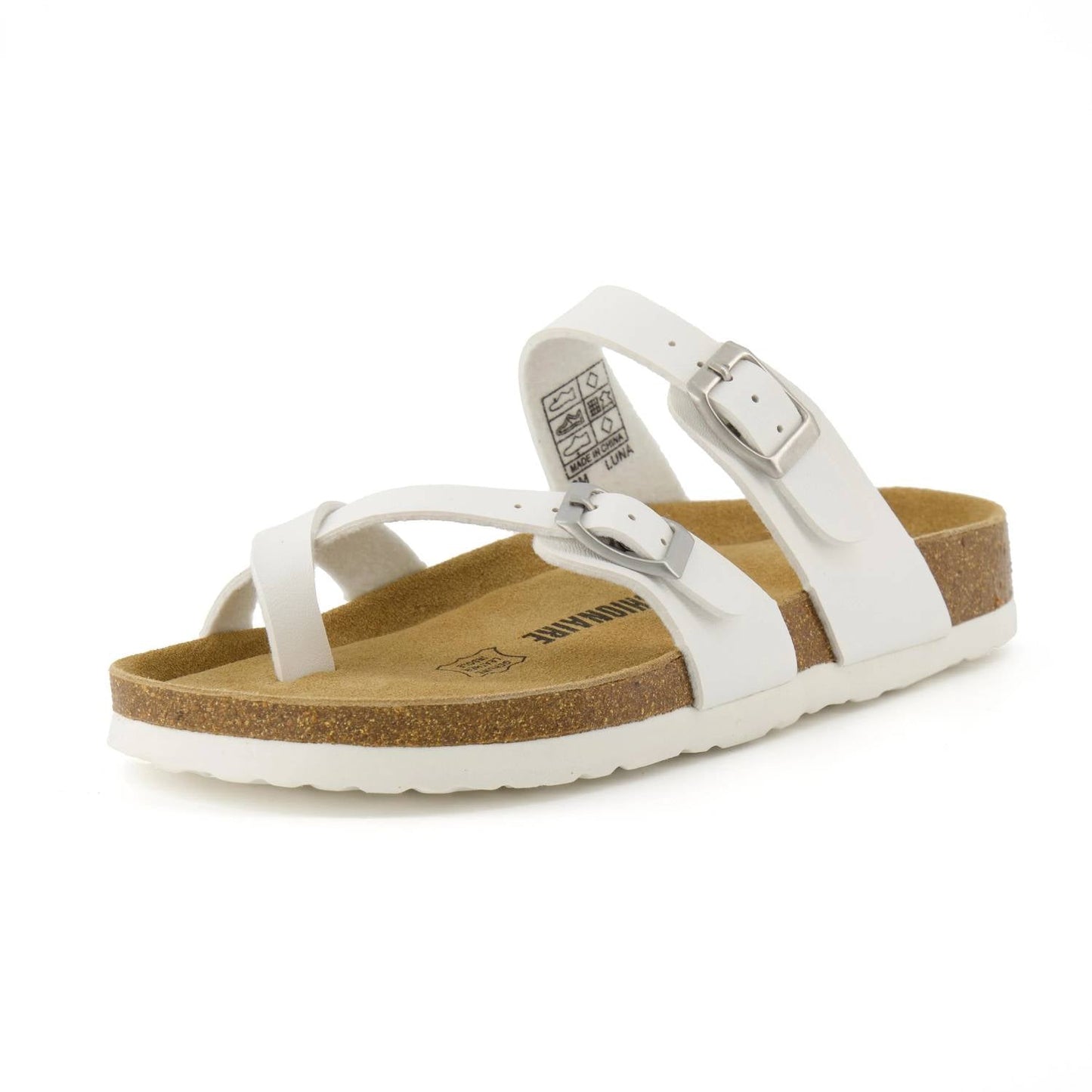 Cushionaire - Women's Luna Cork Footbed Sandals