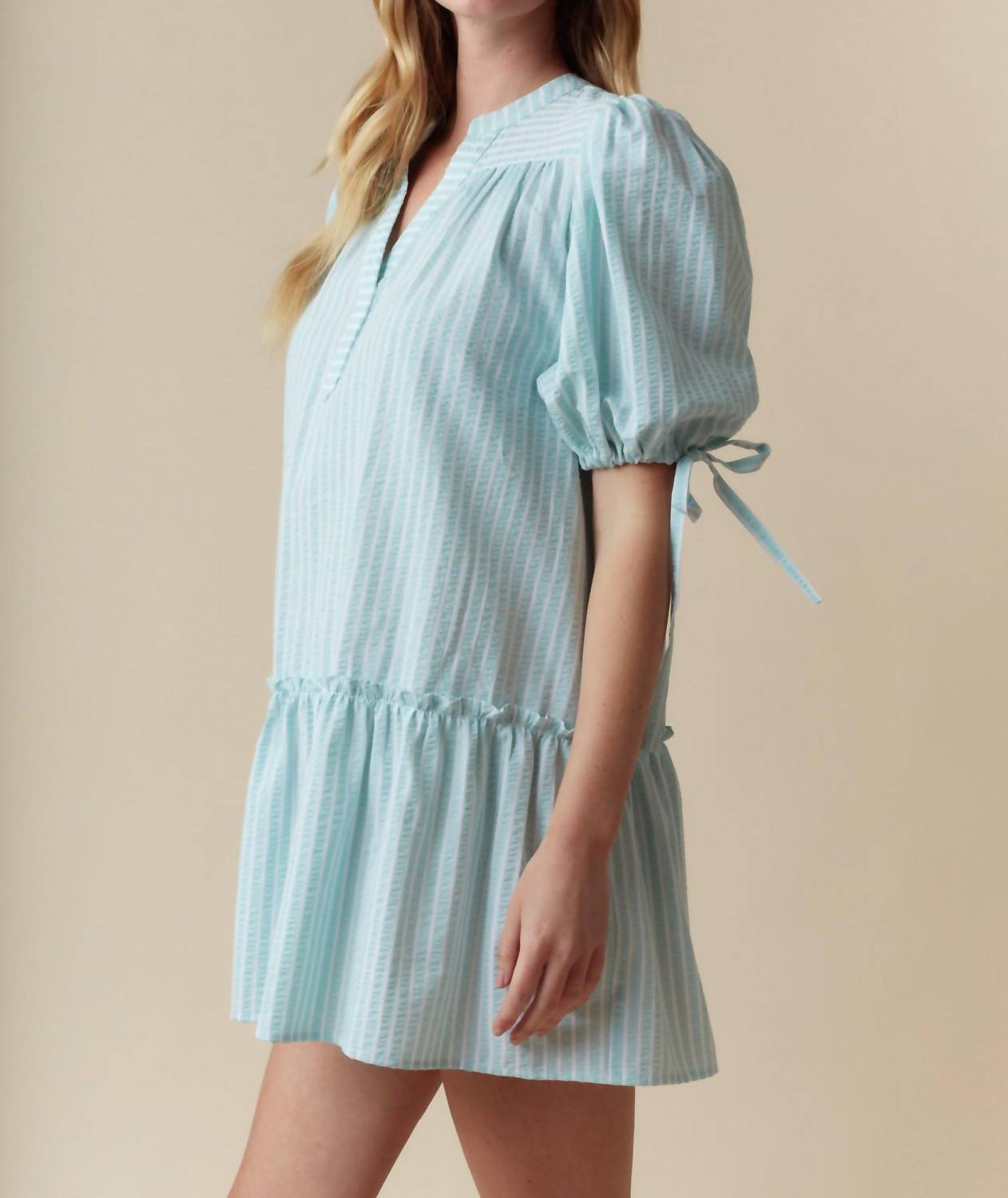 Fantastic Fawn - Palm Springs Striped Dress