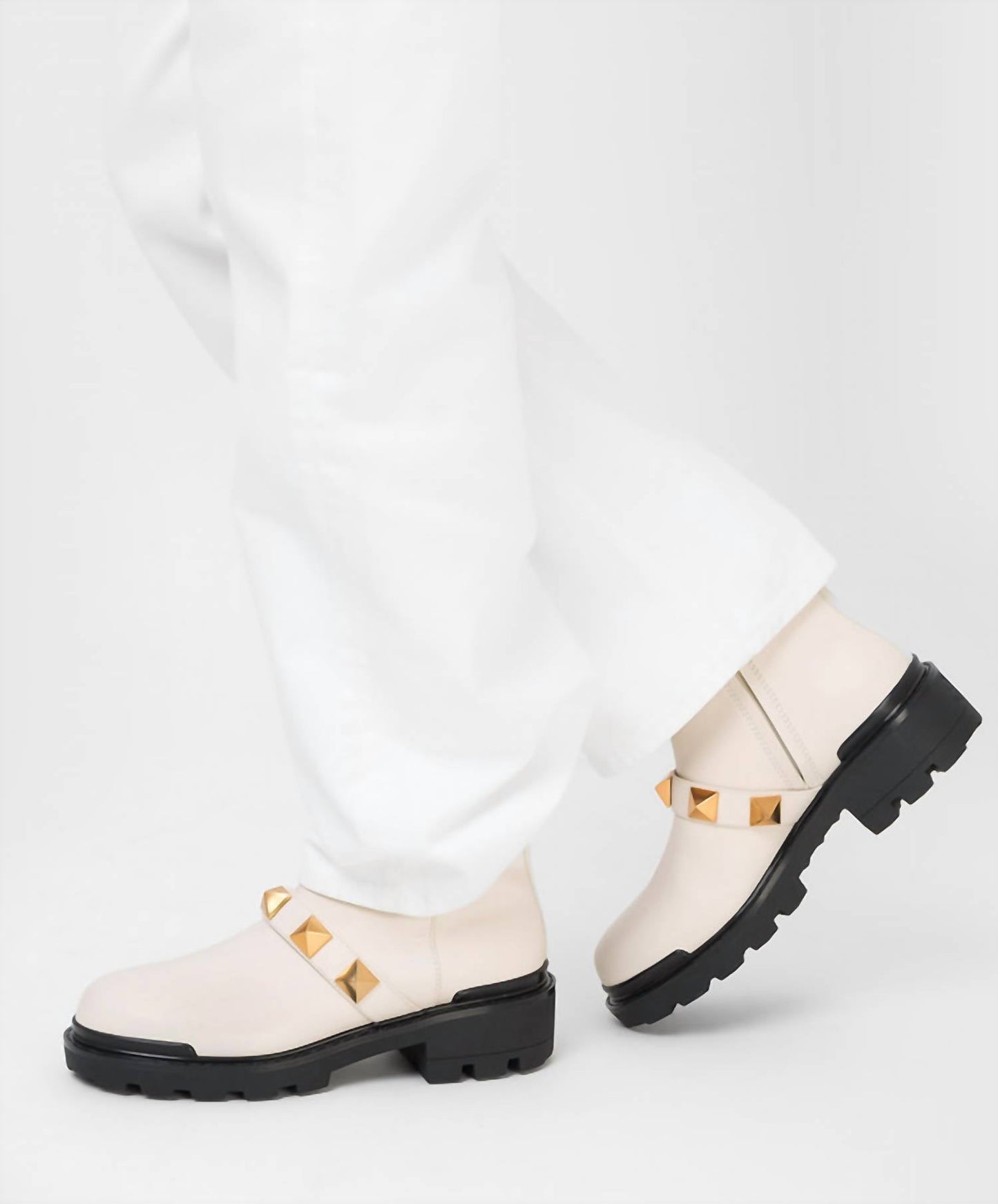 Valentino Garavani - Women's Roman Stud Leather Boots