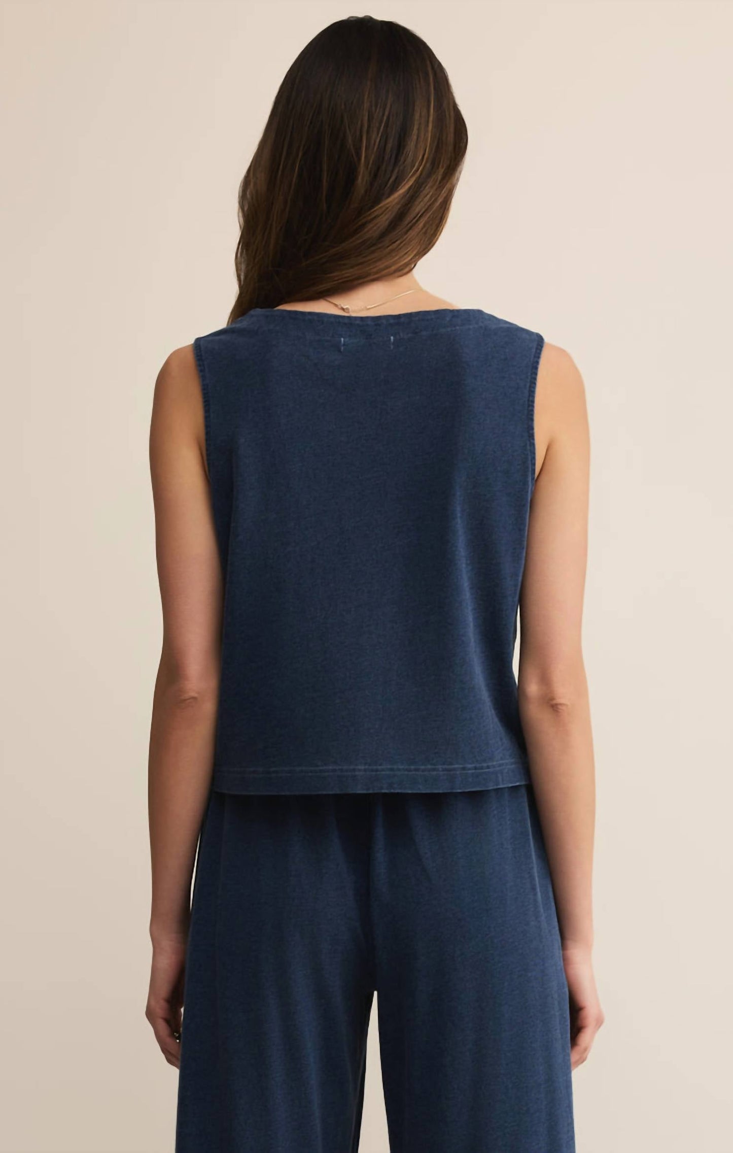 Z Supply - V-neck Jersey Denim Tank