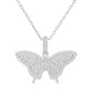 Allyanna Gifts - Women's Moissanite Pave Butterfly Necklace