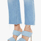 Mother - Kick It Ankle Fray Straight Leg Jeans