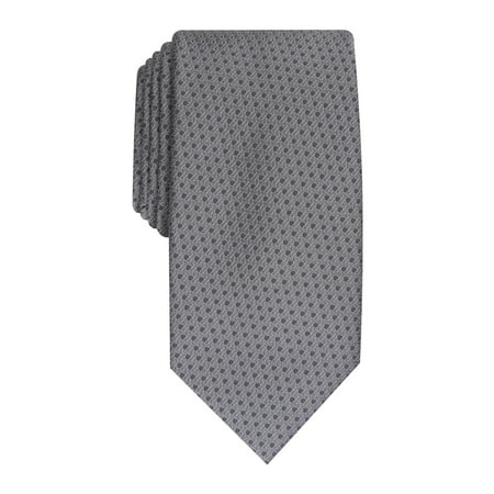 perry-ellis-mens-gray-neat-classic-neck-tie