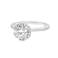 Allyanna Gifts - Women's Moissanite Halo Flower Ring