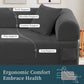 Spring Sofa with High-Quality Fabric, Pillows & Storage - Gray