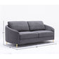 Yuina Linen Sofa in Gray