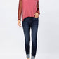 Judy Blue - Mid Rise Long Inseam Skinny Denim Jeans
