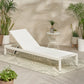 Outdoor Patio Chaise Lounge with 5 Reclining Positions
