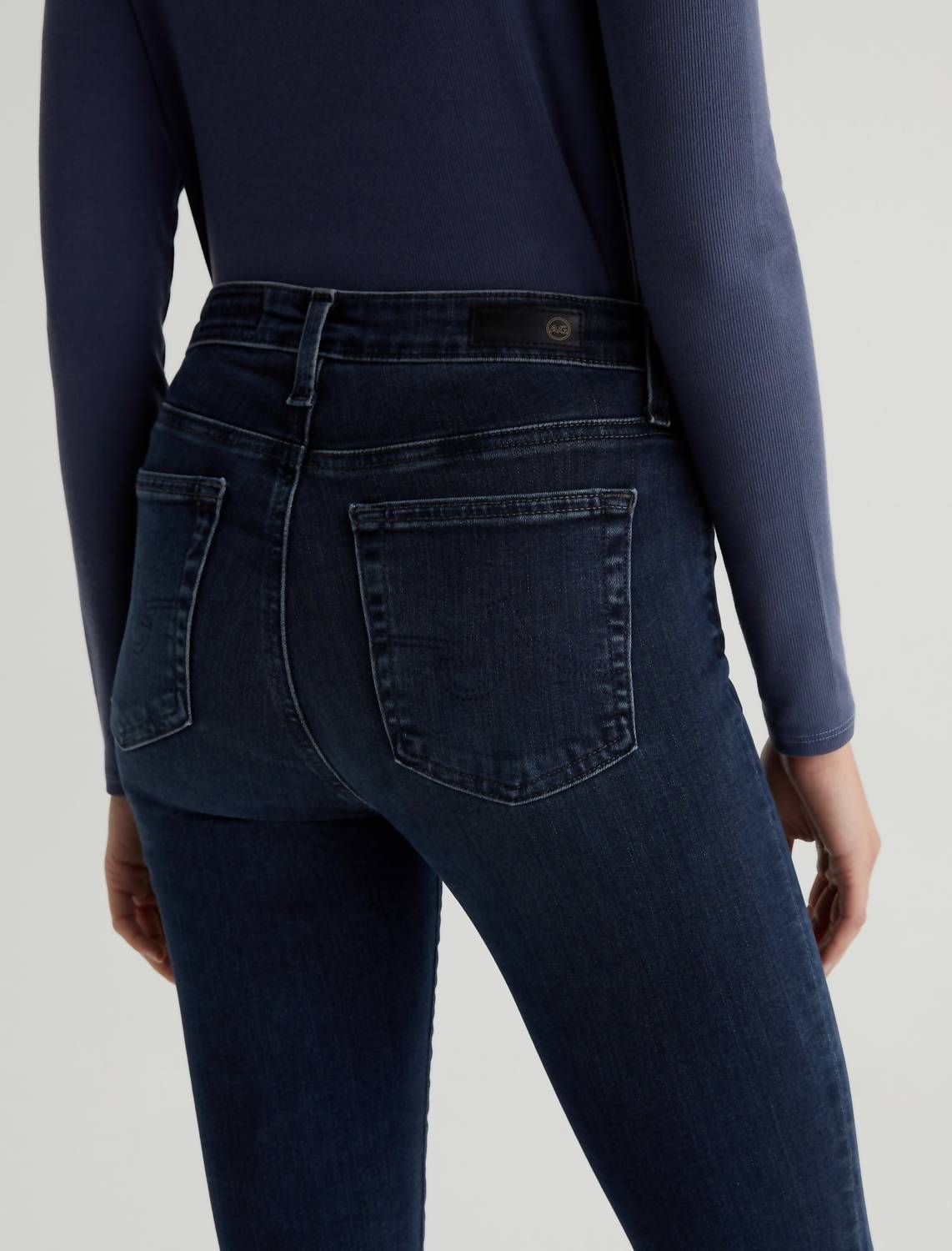 Ag Jeans - Mari Extended High-rise Slim Straight Jeans