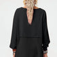 Double Take - Full Size Long Sleeve High-low T-shirt
