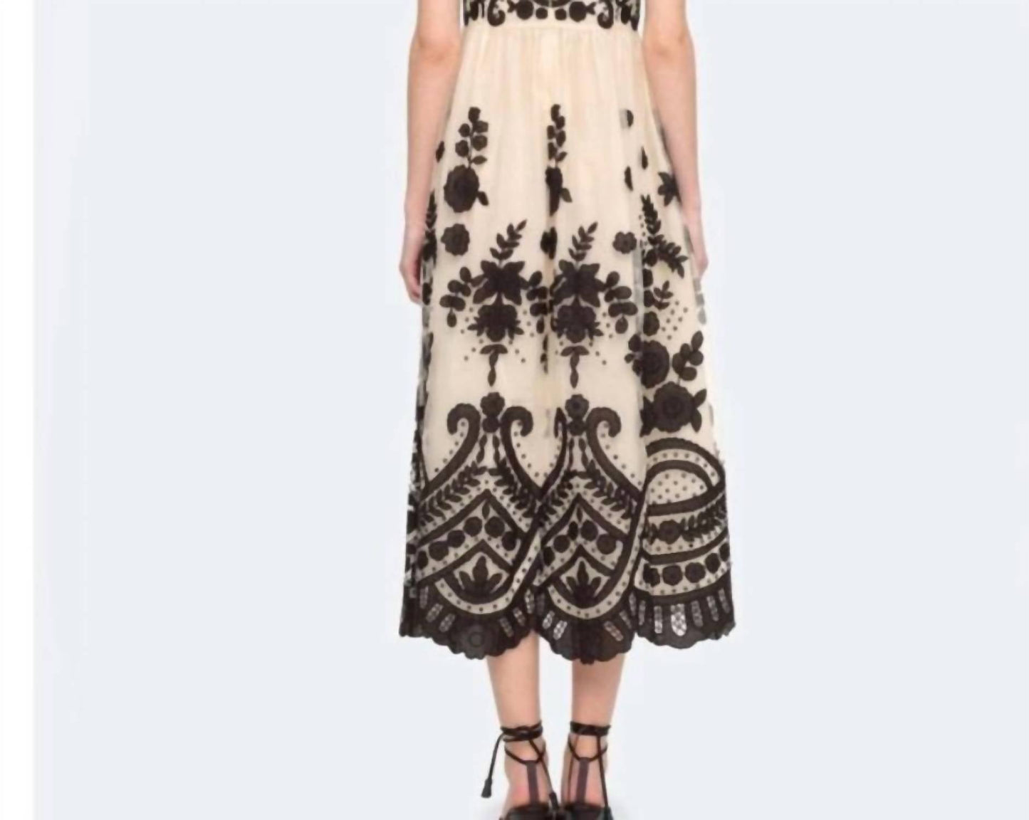 Sea - Joelle Appliqué Slip Dress