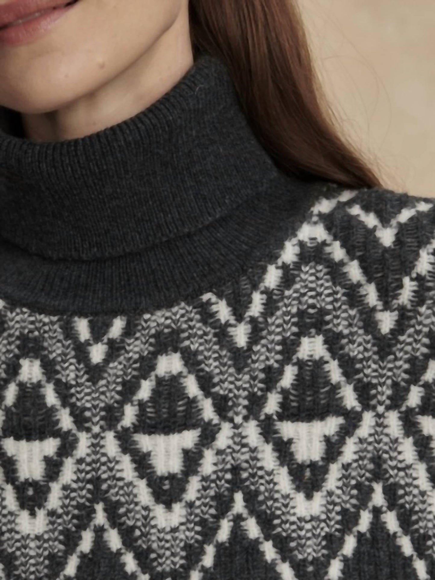 Varley - Ida Relaxed Fairisle Rollneck Sweater
