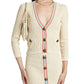 L'Agence - Irvin Pointelle Cropped Cardigan
