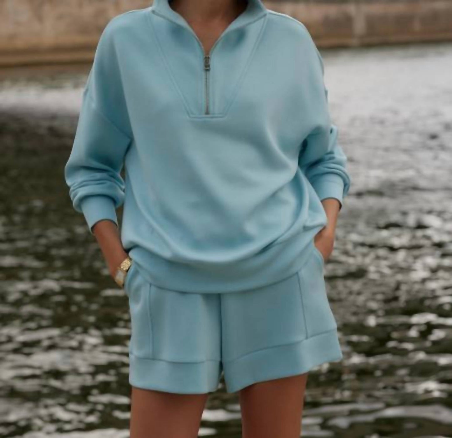 Varley - Hawley Half Zip Sweatshirt