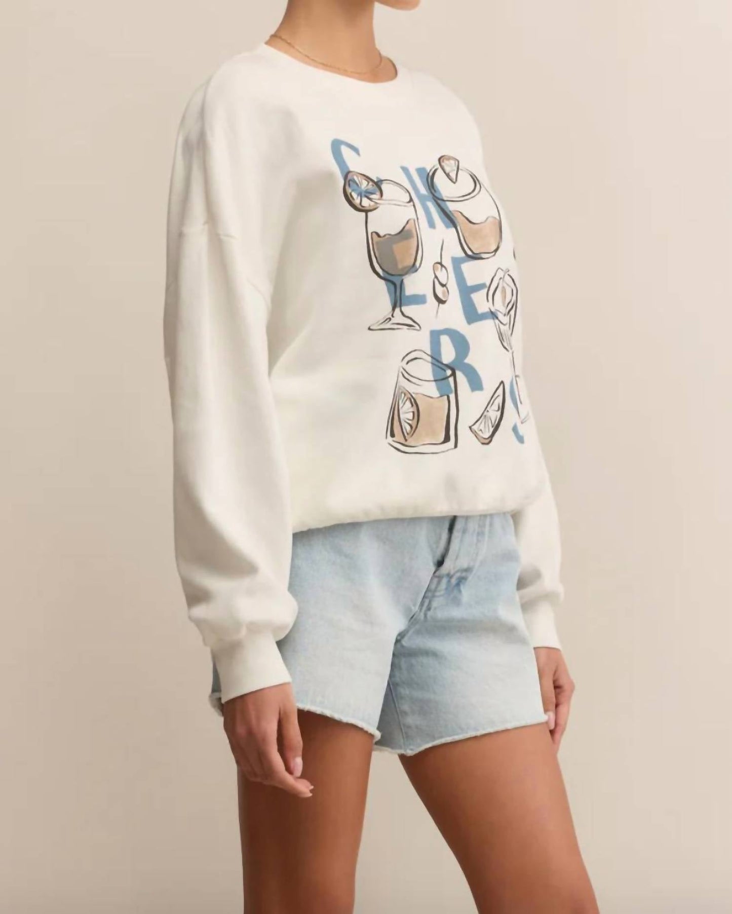 Z Supply - Cheers Sunday Long Sleeve Sweatshirt