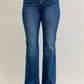 Judy Blue - Mid Rise Trouser Bootcut Tummy Control & Welt Pockets Jeans