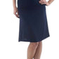 Yala - Staci Knee-length A-line Bamboo Mini Skirt