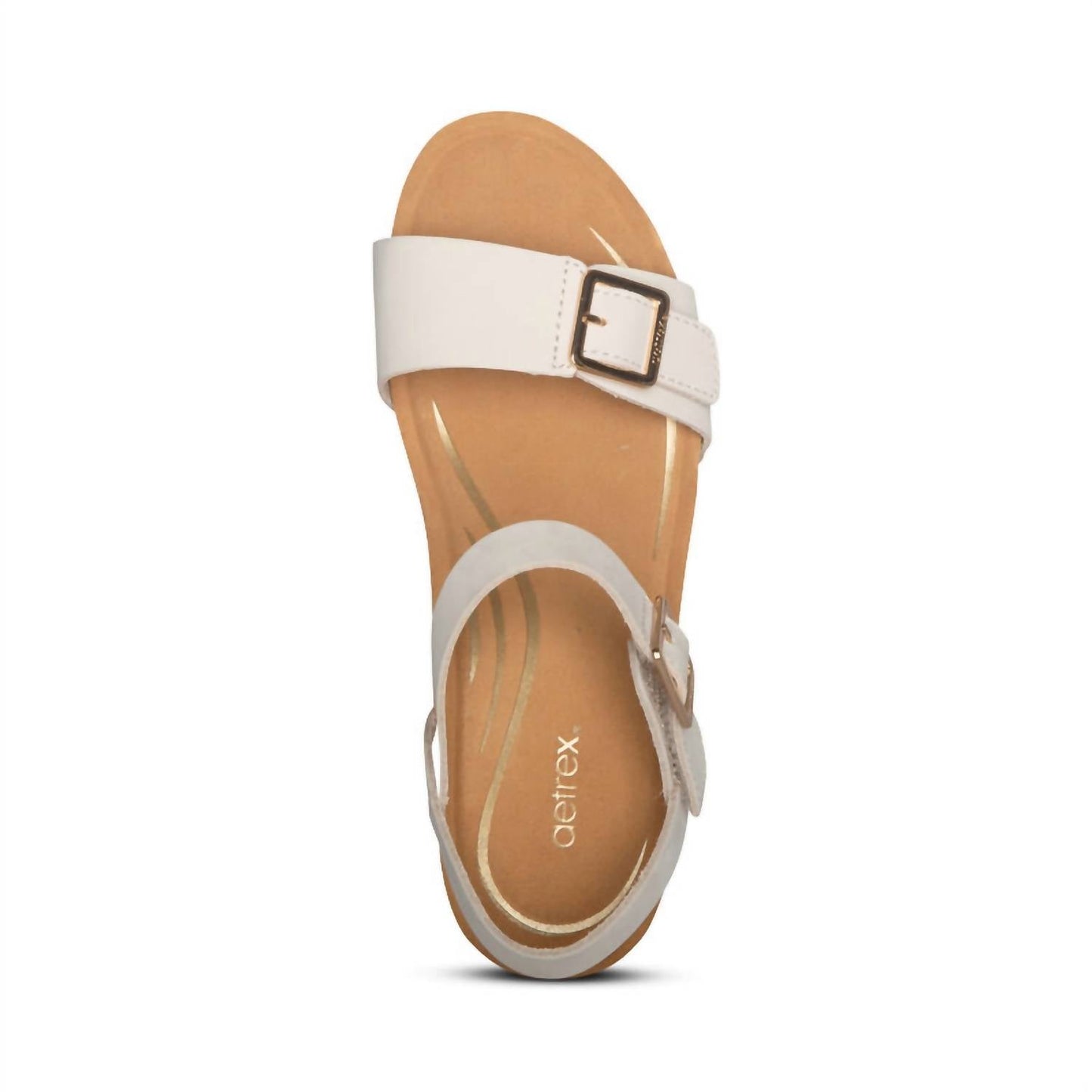 Aetrex - LEXA QUARTER STRAP WEDGE SANDAL