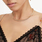 Allsaints - Della Crystal Curb Chain Necklace