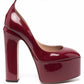 वैलेंटिनो - विमेन्स टैन-गो लेदर हील्स