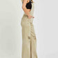 Risen - Front Patch Wide Leg Overalls