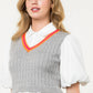 Thml - Poplin Sleeve Knit Top