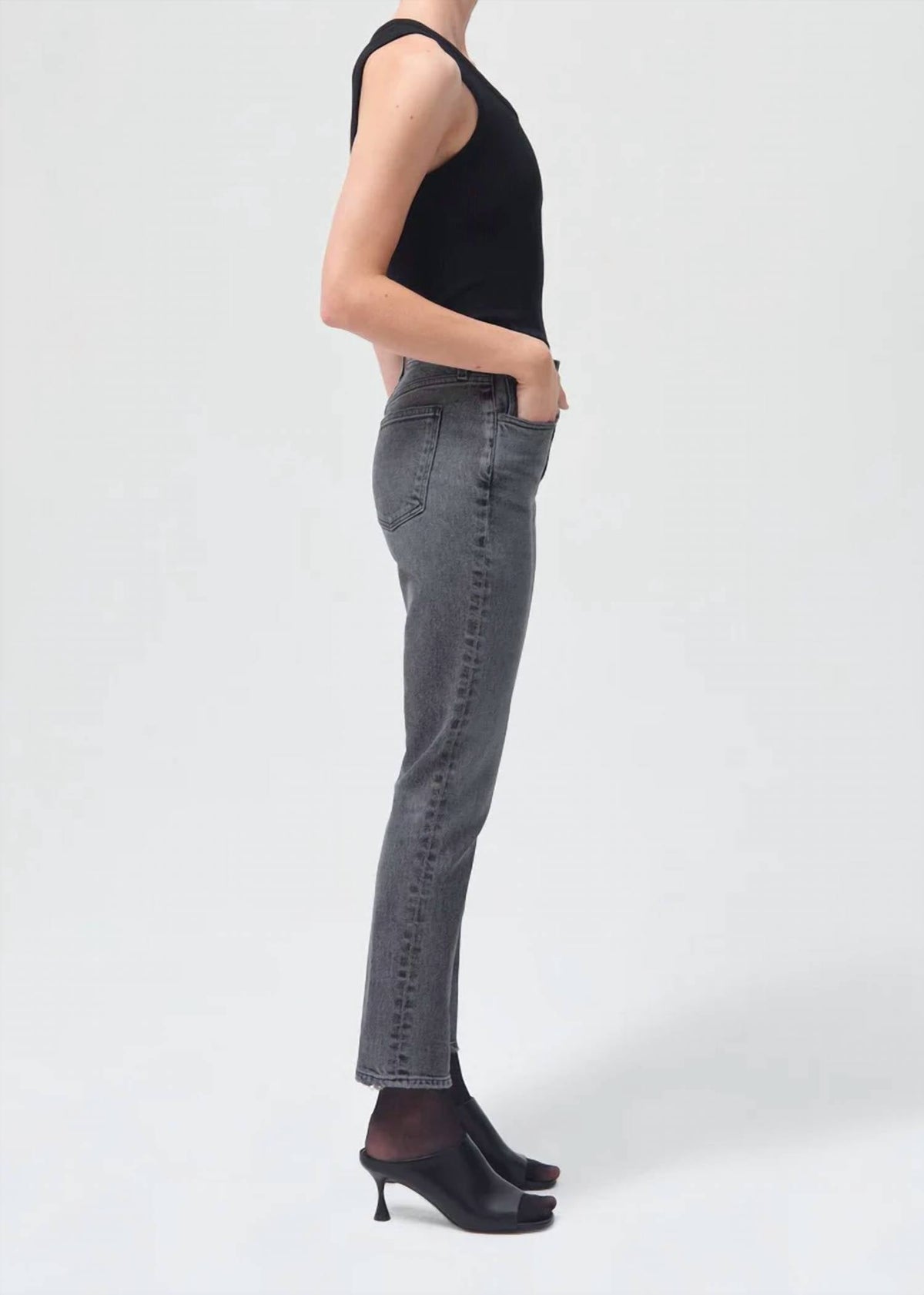 Agolde - MERREL MID RISE STRAIGHT JEAN