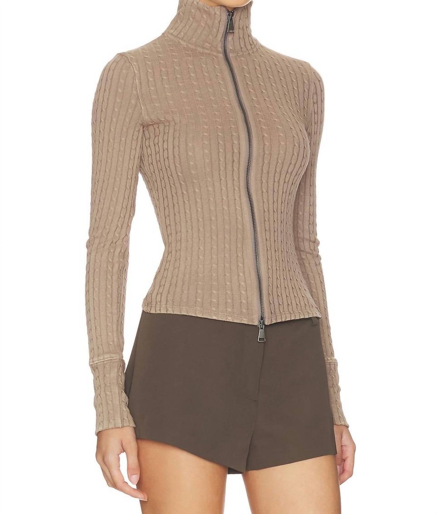 Free People - Brunch Girl Zip Up Cardigan