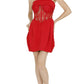 Akalia - Daisy Strapless Lace Corset Dress