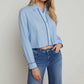 L'Agence - Cosette Cropped Poplin Shirt