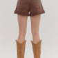 Entro - Colored Denim Shorts