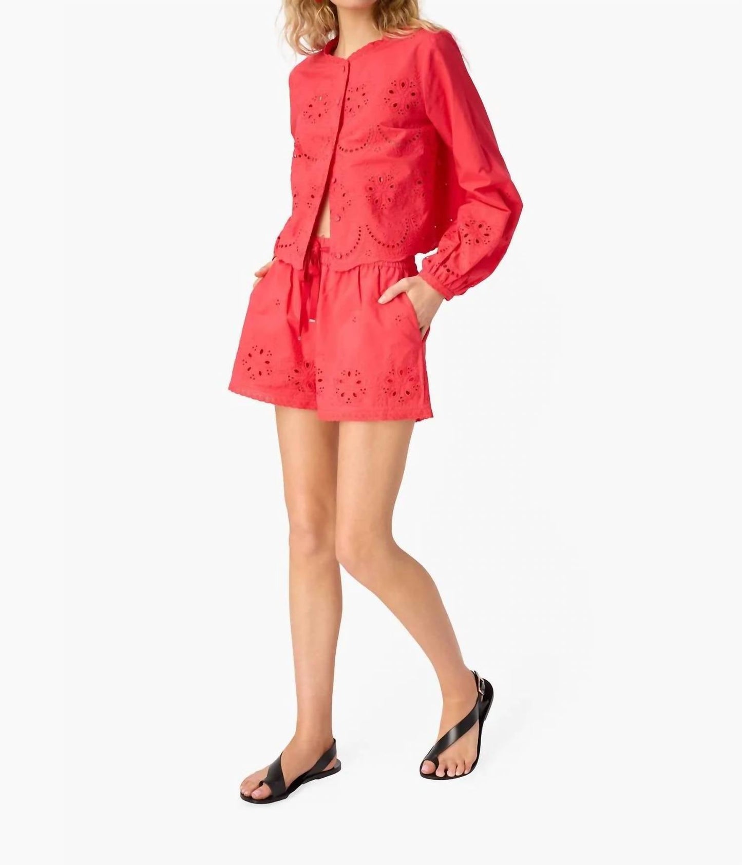 Cami Nyc - Jomi Mid Rise Cotton Shorts