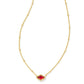 Kendra Scott - Mini Abbie Gold Satellite Short Pendant Gold Necklace