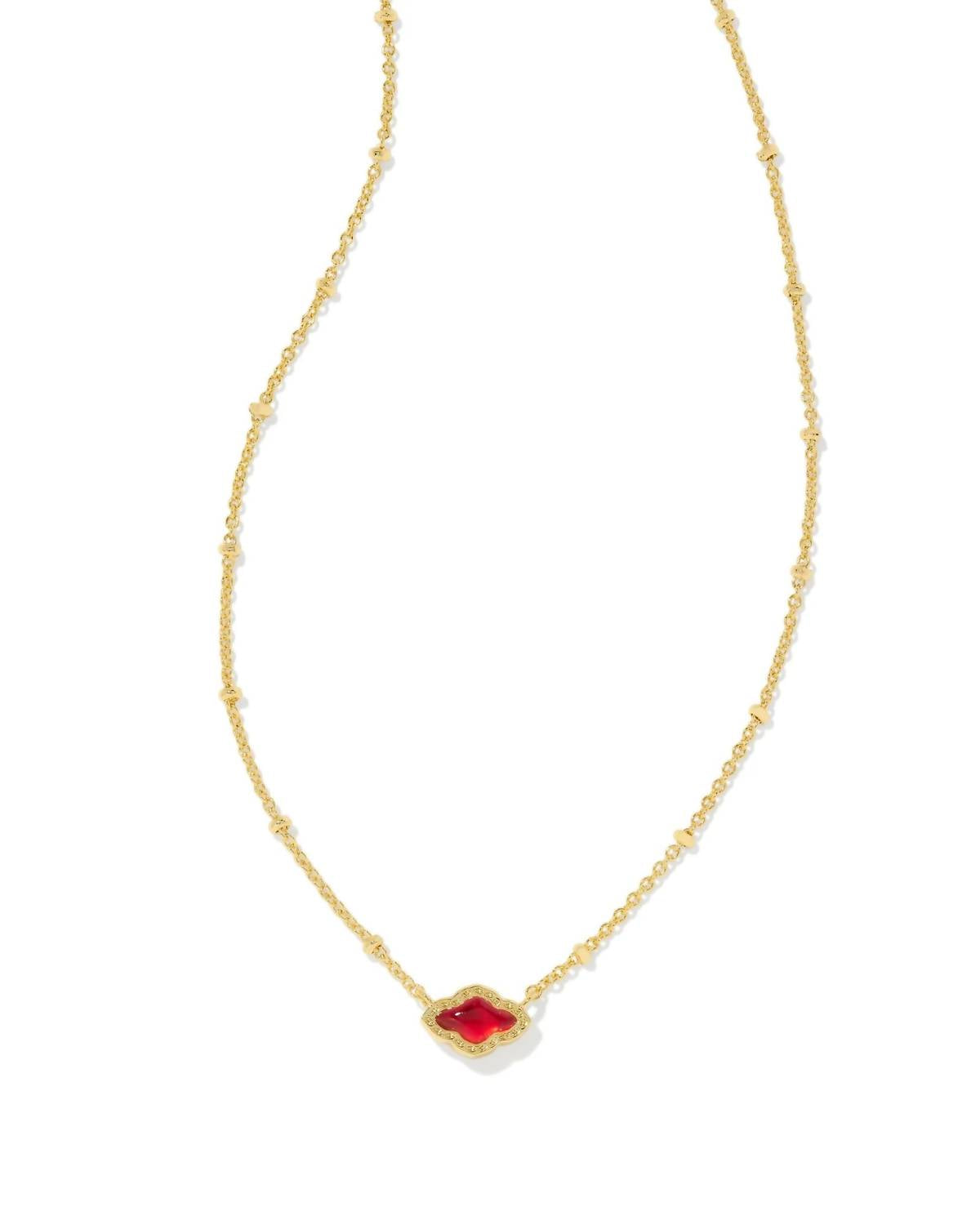 Kendra Scott - Mini Abbie Gold Satellite Short Pendant Gold Necklace