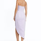 Amanda Uprichard - Strapless Asymmetrical Midi Dress