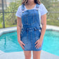 Judy Blue - Over The Moon Overall Skirt
