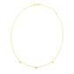 14k Yellow and Rose Gold Mom Necklace