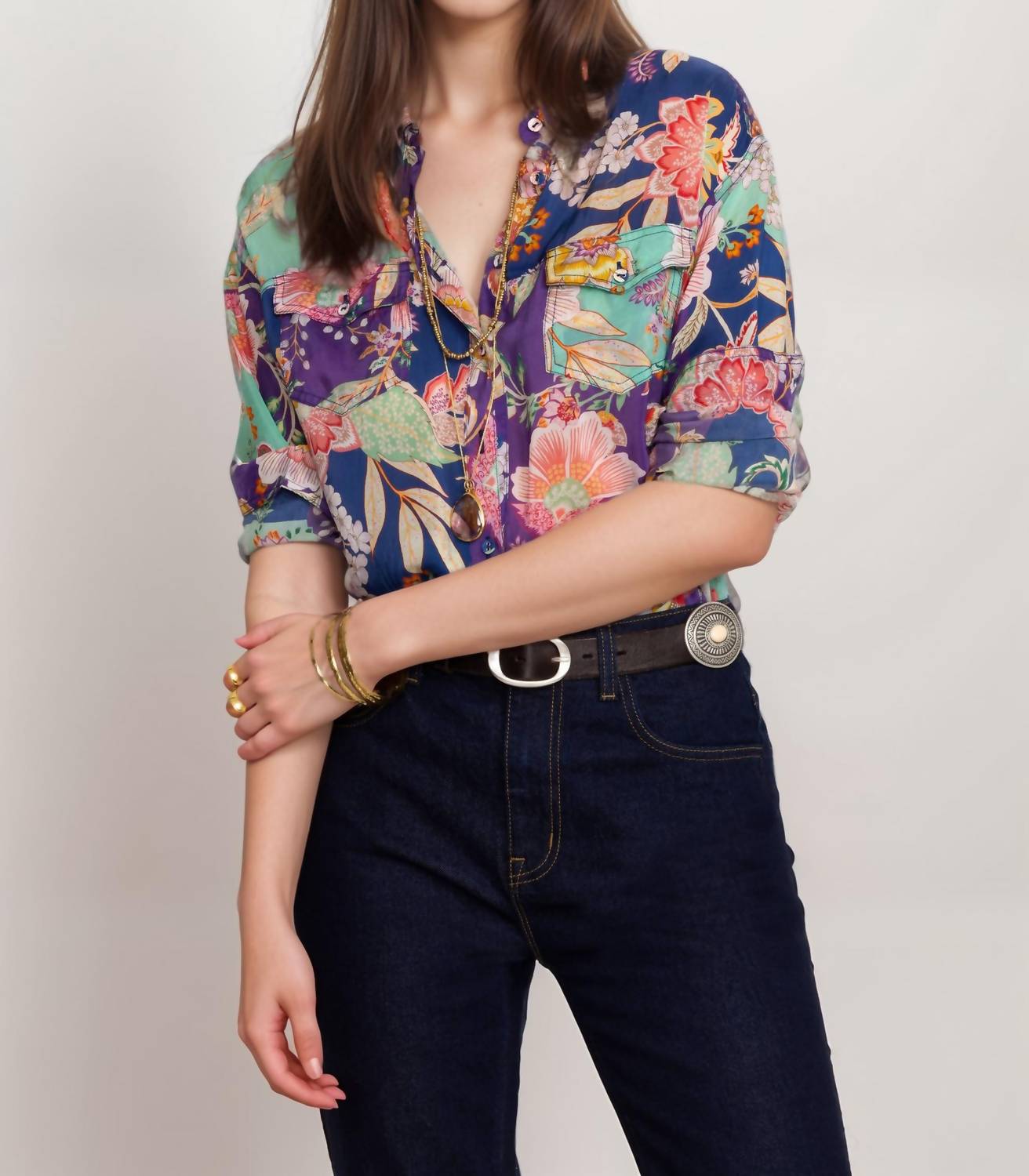 Johnny Was - Vivienne Leya Button Up Shirt