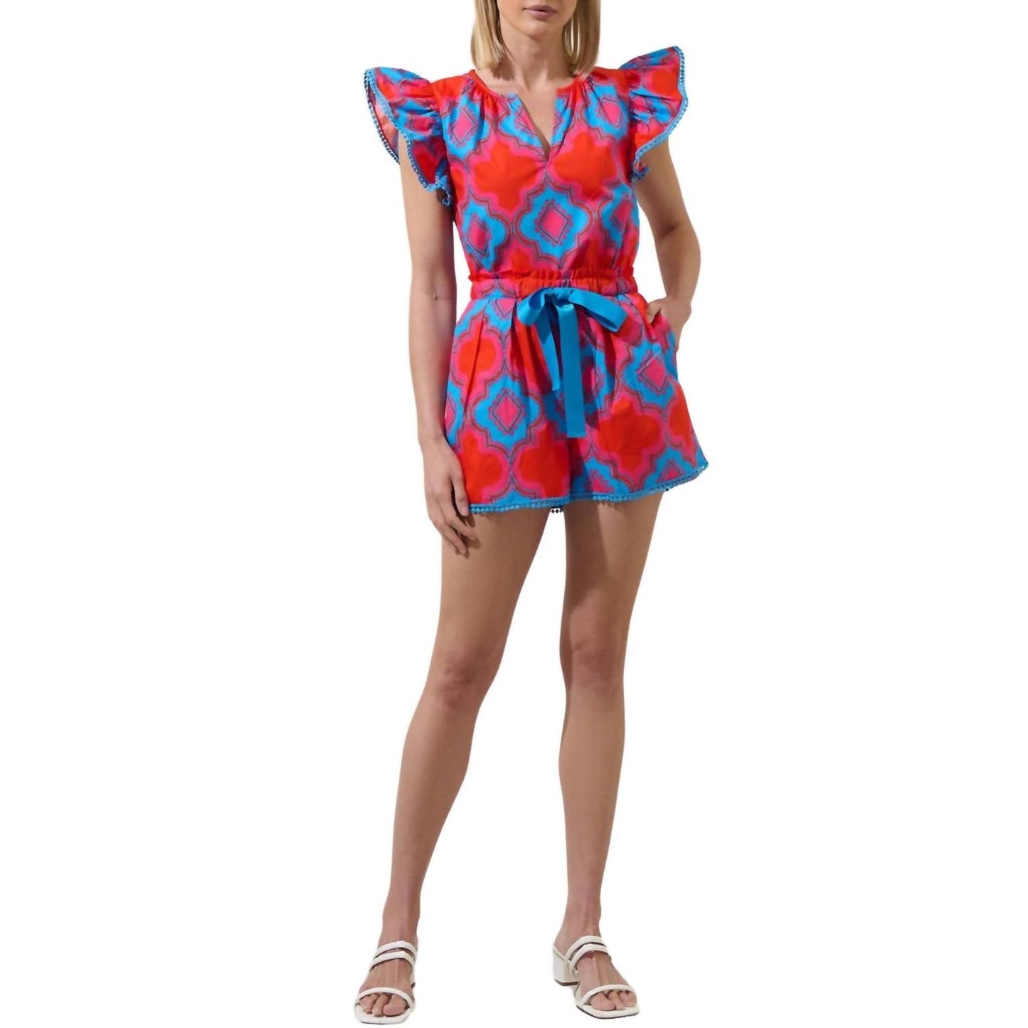 Sugarlips - Devany Mix Media Melia High Waisted Shorts