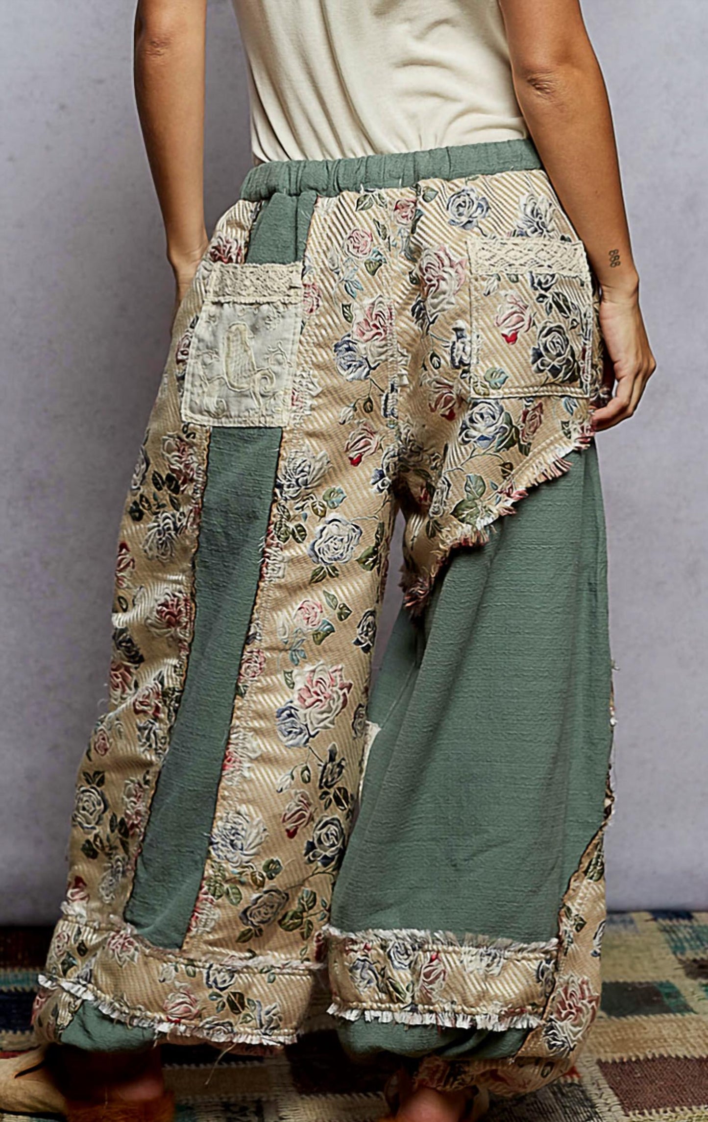 Pol - Patchwork Jogger Pants