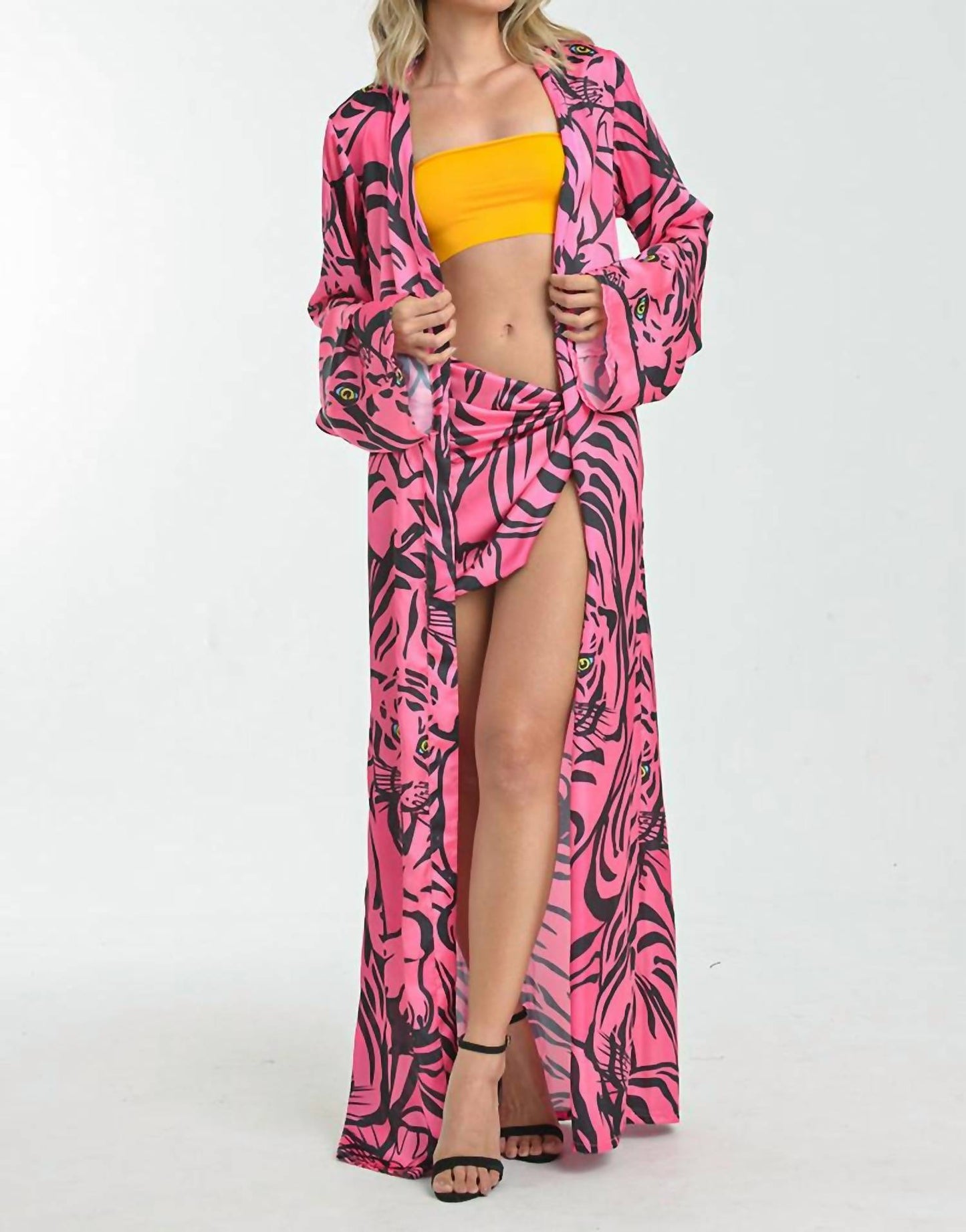 Steffany Milano - Safari Kimono Set