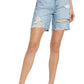 Devon' High Waist Denim Cutoff Shorts in Boardwalk - Size 25