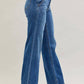 Judy Blue - High Waist Double Button Wide Leg Jeans