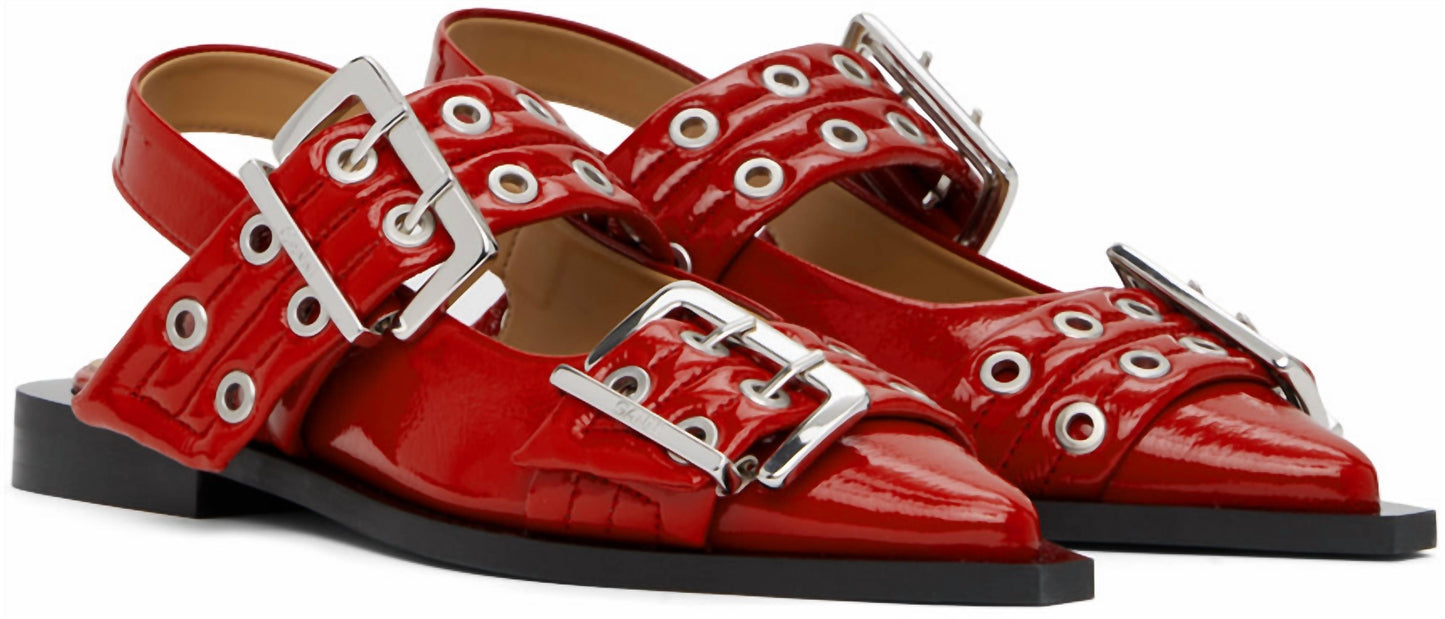 Marsh Wear - Women's Buckle Strap Slingback Flats