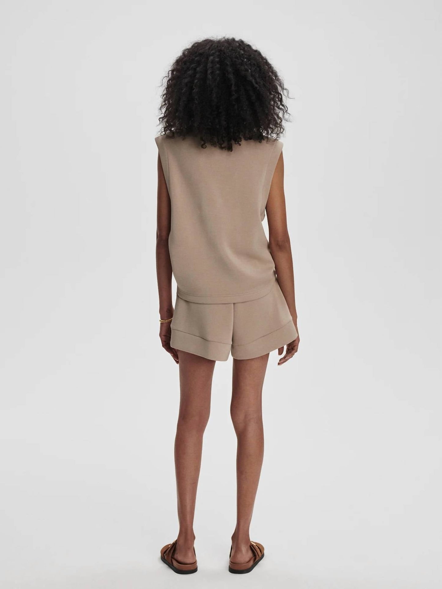 Varley - Magnolia Half Zip Tank