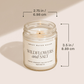 Merry and Bright Soy Candle - Patterned Clear Jar - 9 oz