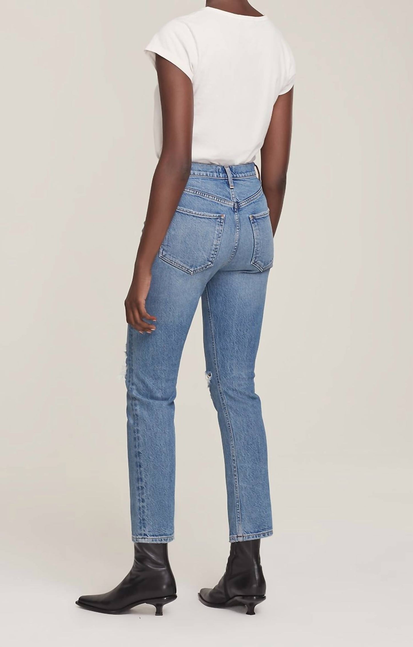 Agolde - RILEY HIGH RISE STRAIGHT CROP JEANS